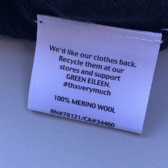 Eileen Fisher Women Large Sweater Dress Sleeveless 100% Merino Wool Career Wear - Picture 7 of 12